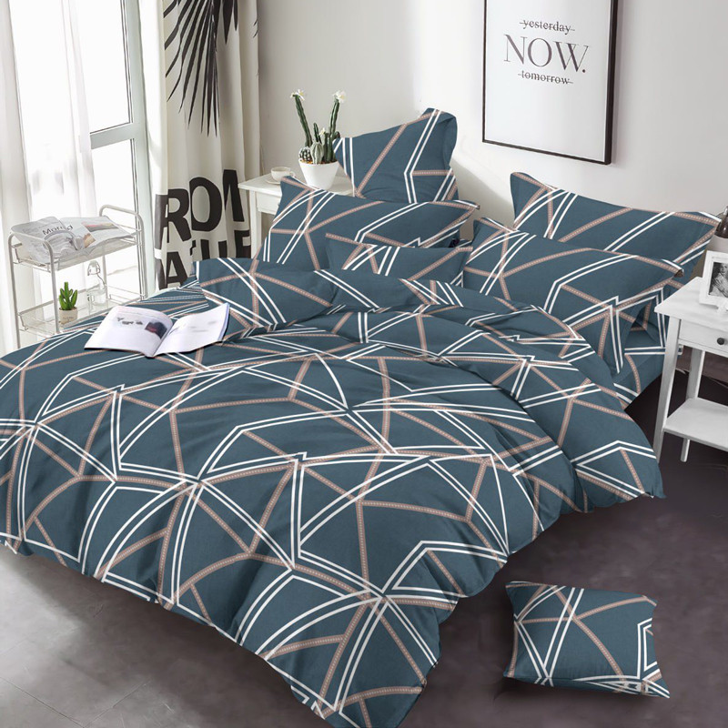 Тканина для постільної білизни Бязь "Gold" Lux GL3528blue