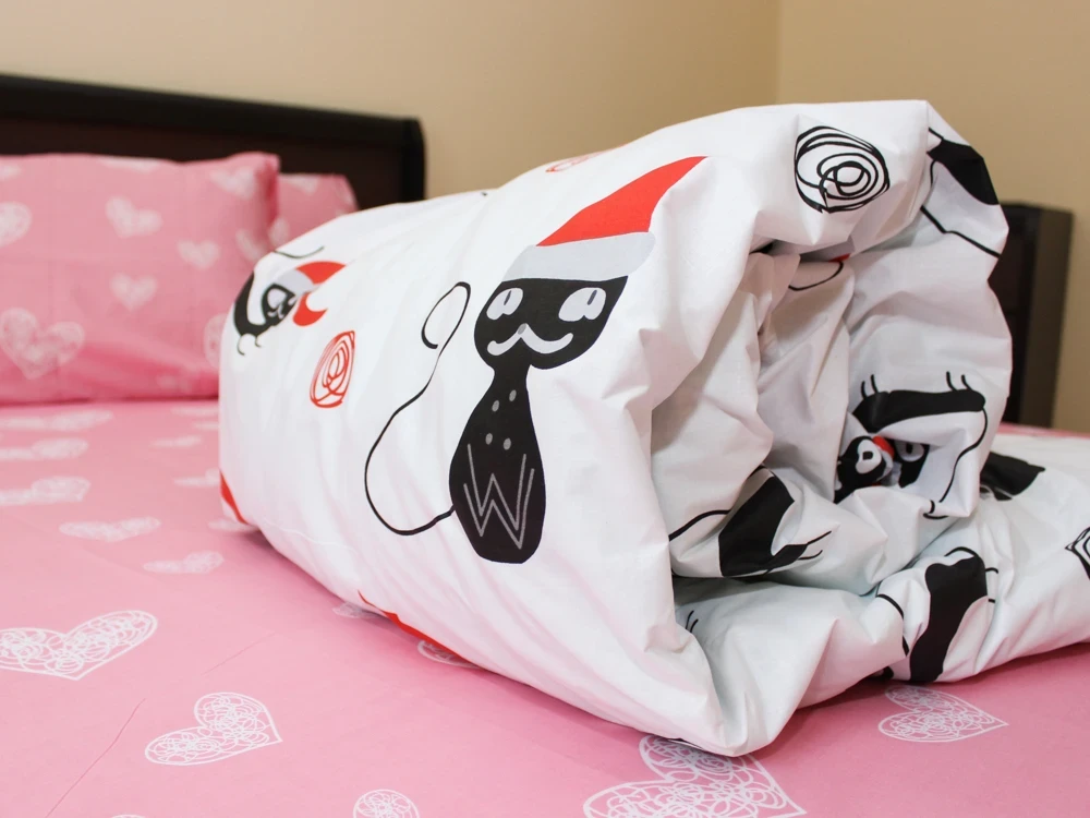 Семейный набор хлопкового постельного белья из Бязи "Gold" №151657AB Черешенка™