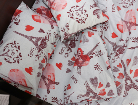 Семейный набор хлопкового постельного белья из Бязи "Gold" №153636 Черешенка™