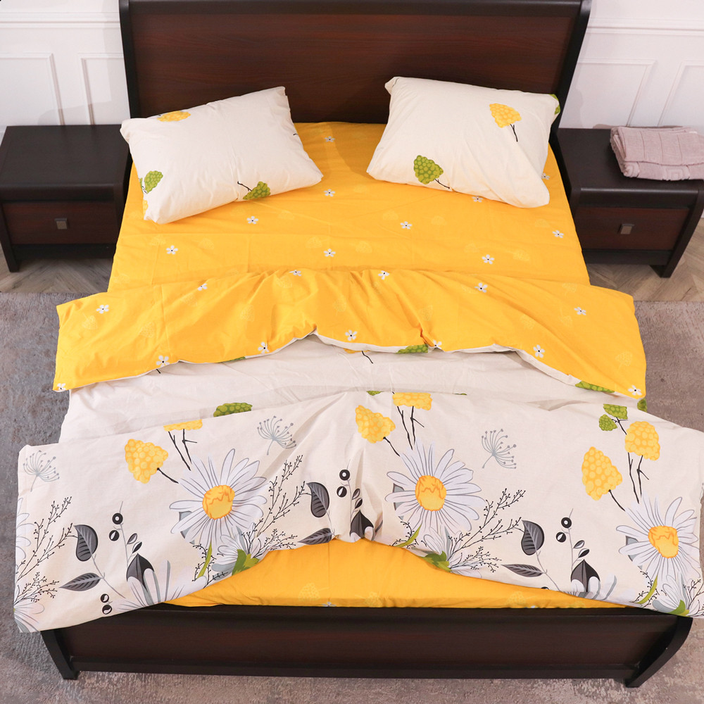 Євро-максі набір постільної білизни 200*220 із Бязі "Gold" №157115АВ Черешенка™