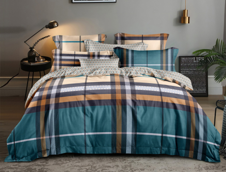 Сімейний набір постільної білизни із Ранфорсу №18693AB Черешенка™