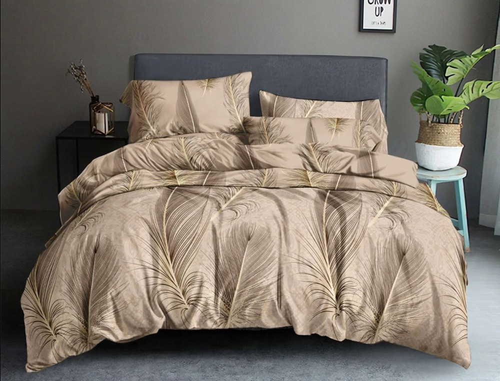 Євро набір постільної білизни 200*220 із полікотону №2020141 Черешенька™