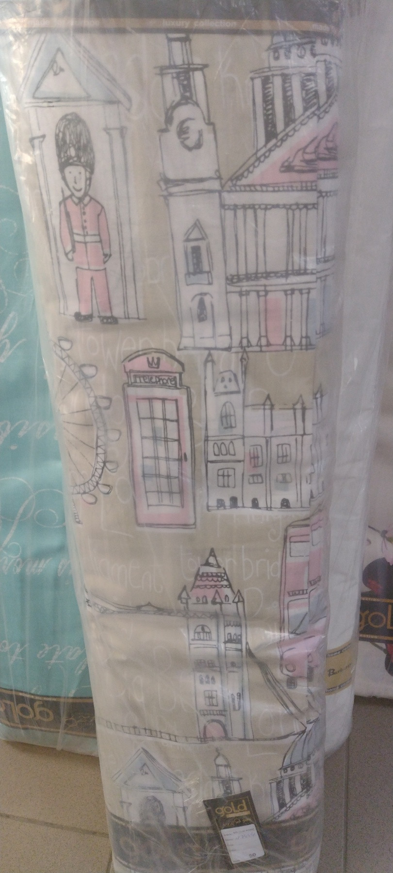 Ткань для постельного белья Бязь "Gold" Lux GL7444