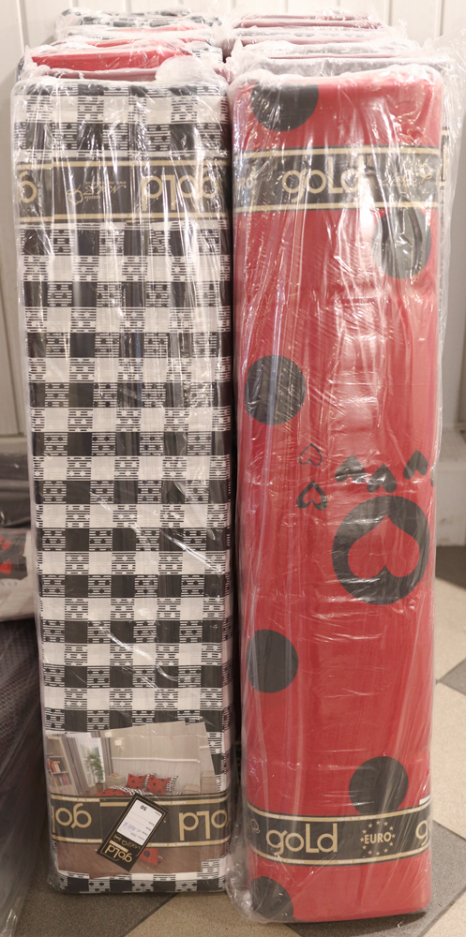 Ткань для постельного белья Бязь "Gold" Lux "Любовный вариант" GL1599 (A+B) - (50м+50м)