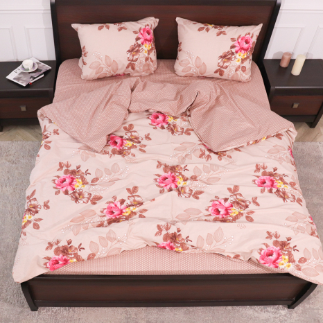 Евро макси набор постельного белья 200*220 из Бязи "Gold" №155090AB Черешенка™