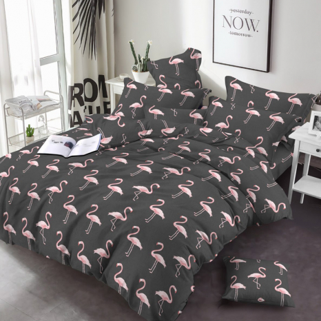 Тканина для постільної білизни Бязь "Gold" Lux GL3530grey