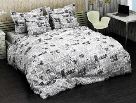 Євро-максі набір постільної білизни 200*220 із Бязі "Gold" №157271 Черешенка™