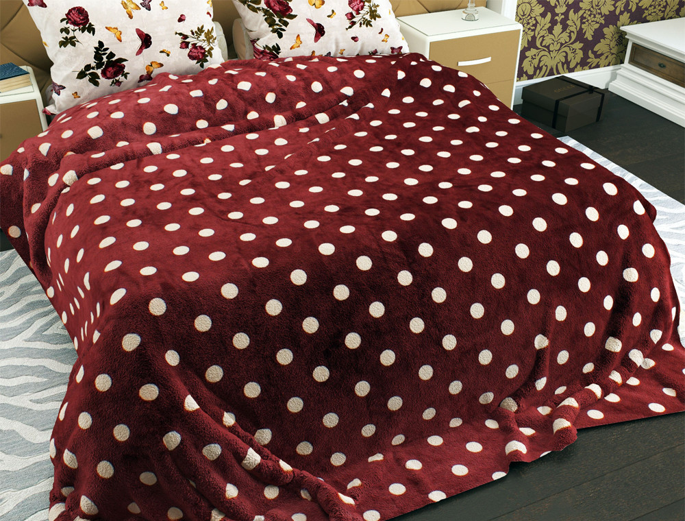 Двоспальний флісовий плед №33403