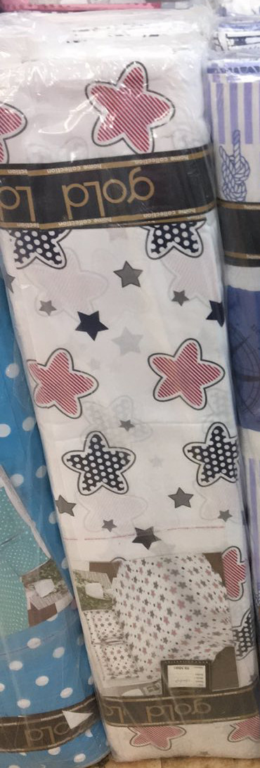 Ткань для постельного белья Бязь "Gold" Lux "Глобальные звезды" GL3967