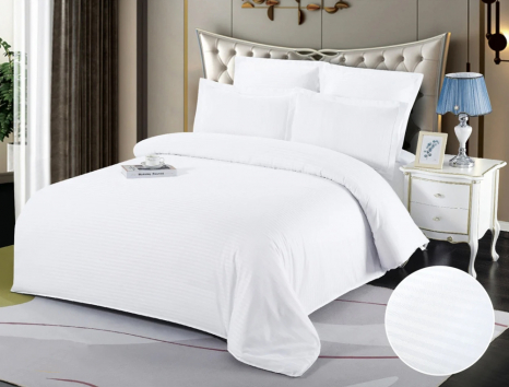 Евро макси набор постельного белья 200*230 из Страйп Сатина D-01