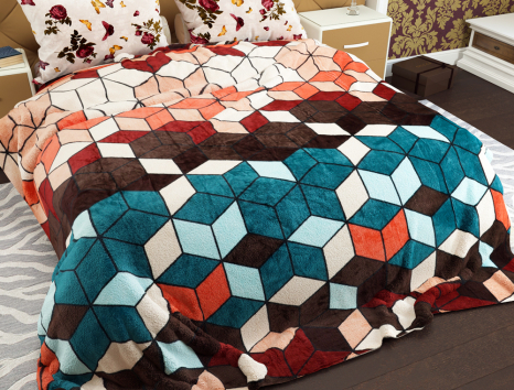 Евро флисовый плед №33900