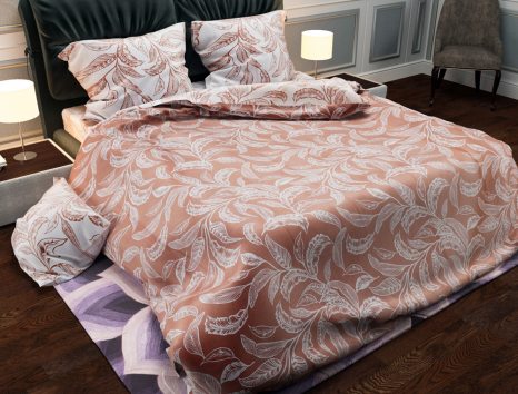 Евро макси набор постельного белья 200*220 из Бязи "Gold" №158053AB Черешенка™