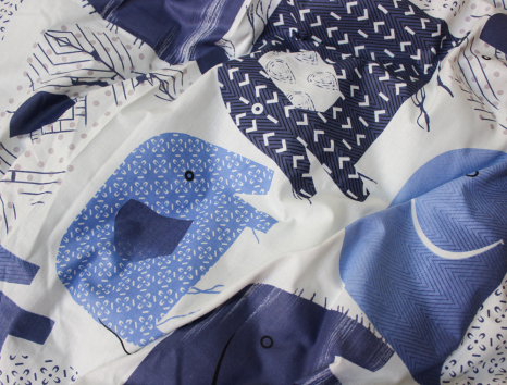 Дитячий комплект з Бязі "Gold" №16190AB Черешенка™