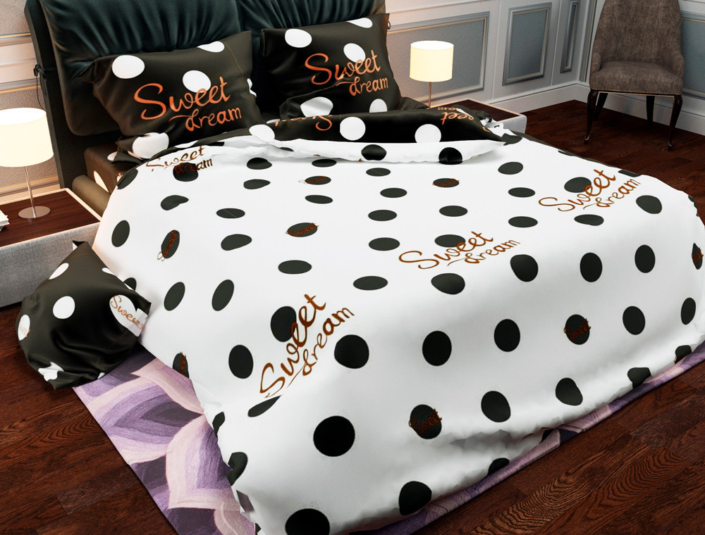 Полуторный набор постельного белья 150*220 из Бязи "Gold" №157480AB Черешенка™