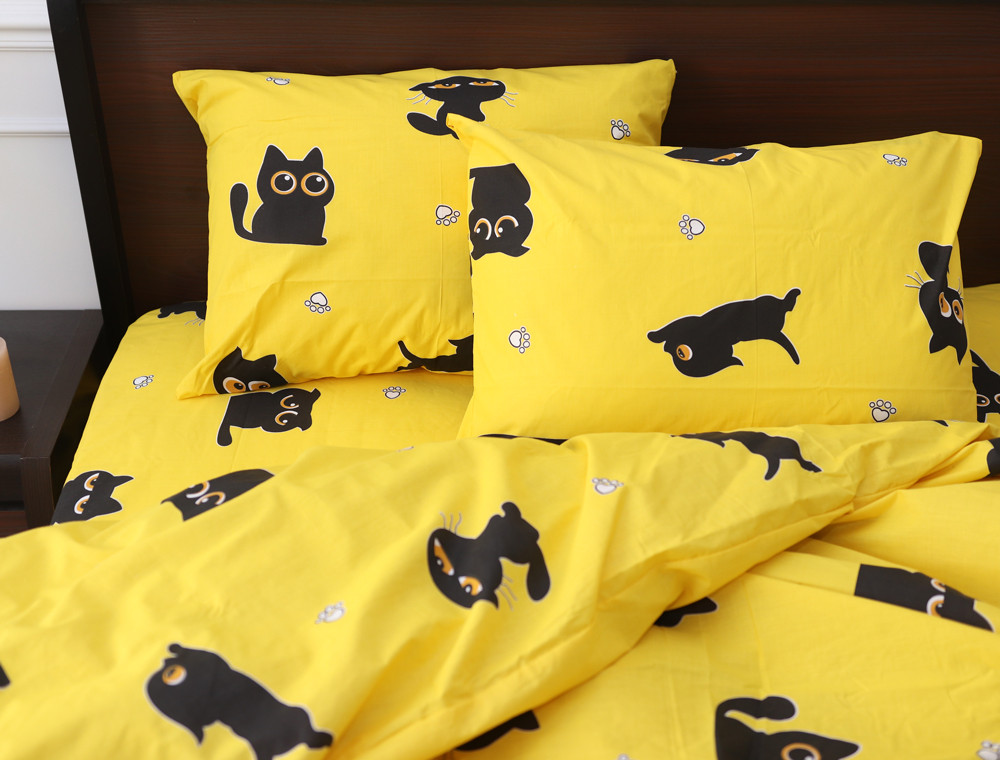 Двоспальний набір постільної білизни 180*220 із Бязі "Gold" №154717 Черешенка™