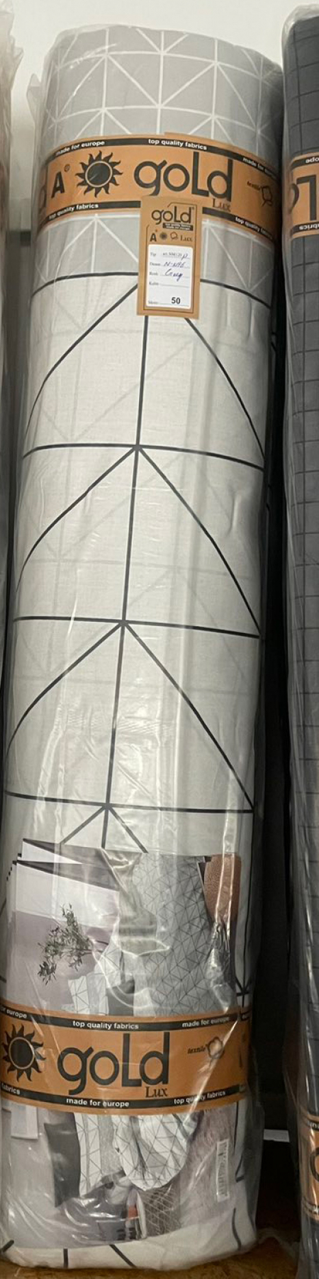 Ткань для постельного белья Бязь "Gold" Lux GL3335grey