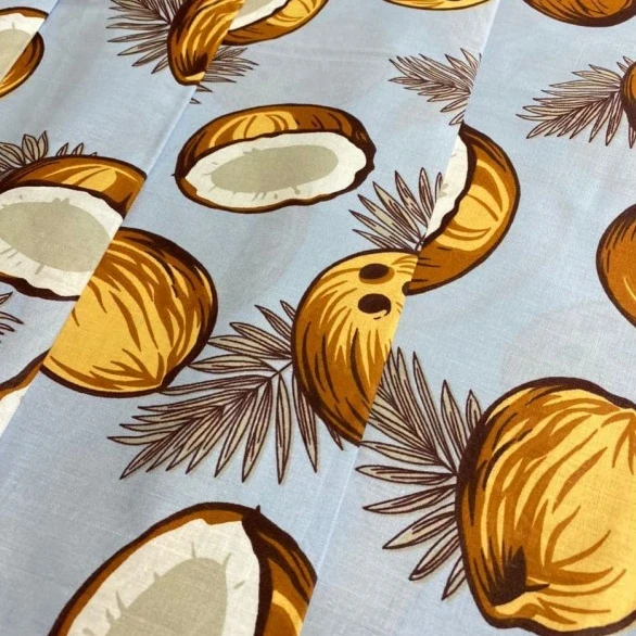 Ткань для постельного белья Бязь "Gold" Lux GL3730blue