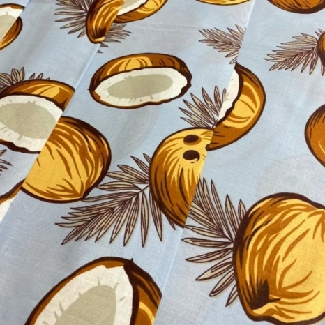 Ткань для постельного белья Бязь "Gold" Lux GL3730blue