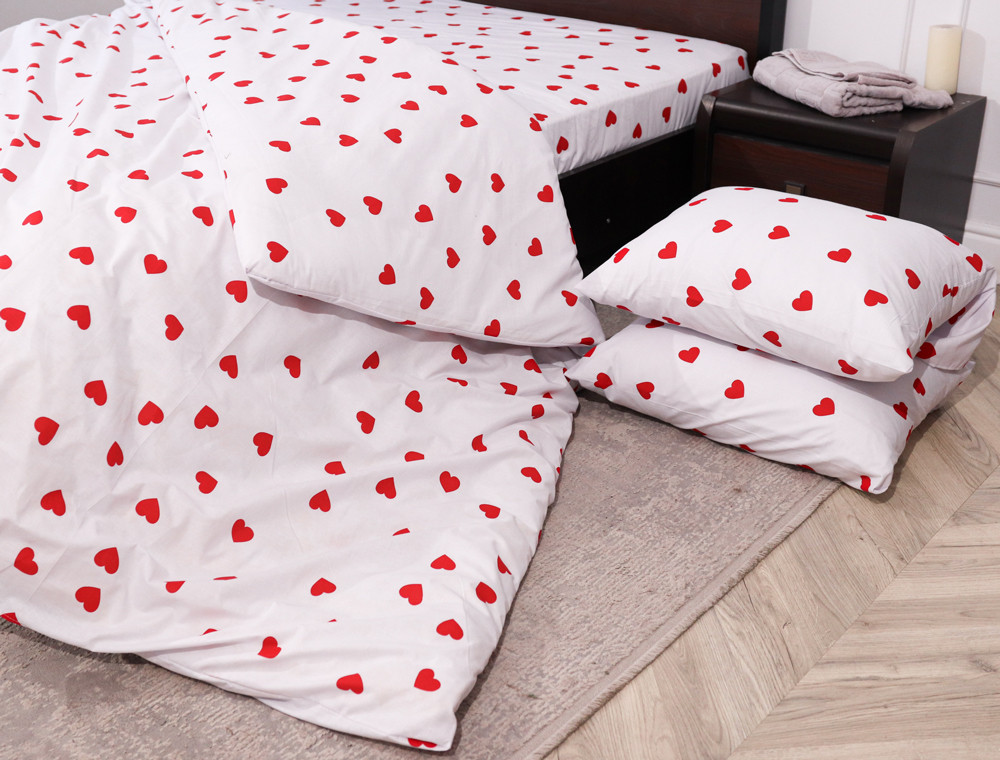 Двуспальный набор постельного белья 180*220 из Бязи "Gold" №151824 Черешенка™