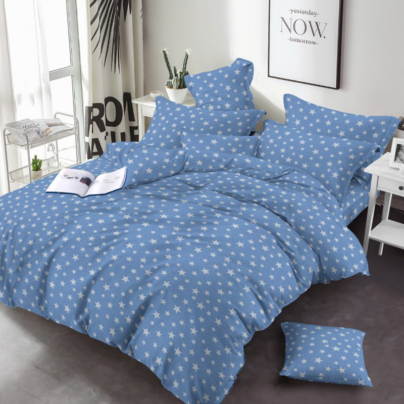 Тканина для постільної білизни Бязь "Gold" Lux GL3483blue