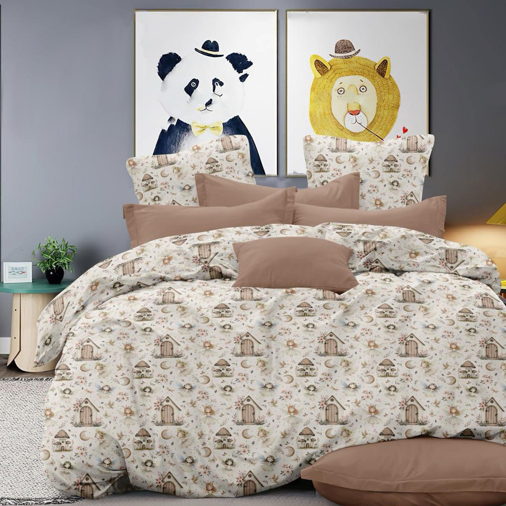 Ткань для постельного белья Бязь "Gold" Lux детская GL17630beige