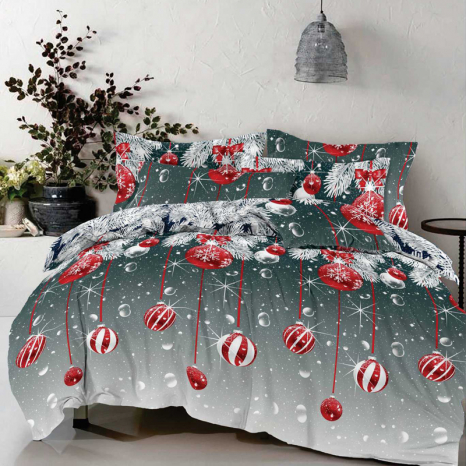 Тканина для постільної білизни Бязь "Gold" Lux GL3479green