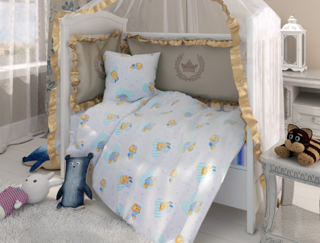 Тканина для постільної білизни Бязь "Gold" Lux дитяча GLB048