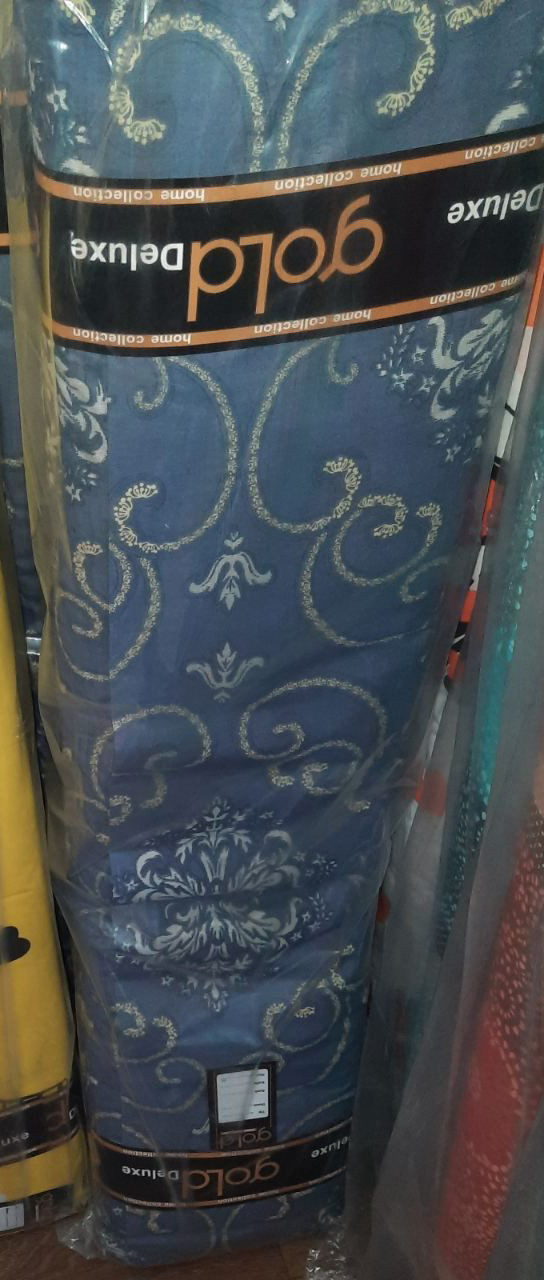 Тканина для постільної білизни Бязь "Gold" Lux "Вензельний завиток" GL3847