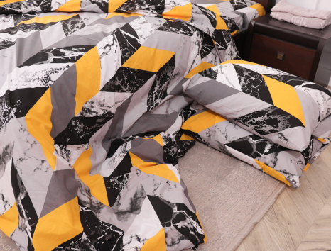 Полуторний набір постільної білизни 150*220 із Бязі "Gold" №158092 Черешенька™