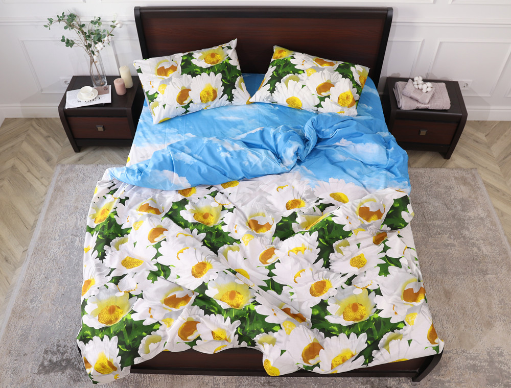 Семейный набор хлопкового постельного белья из Бязи "Gold" №153611 Черешенка™