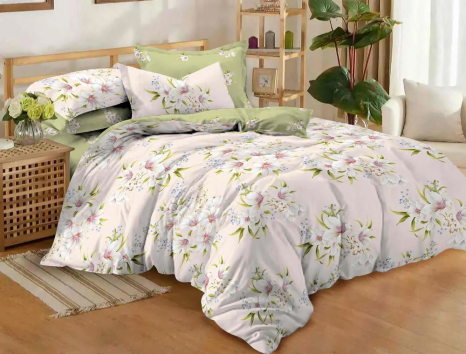 Ткань для постельного белья Сатин S25-1 (A+B) - (60м+60м)