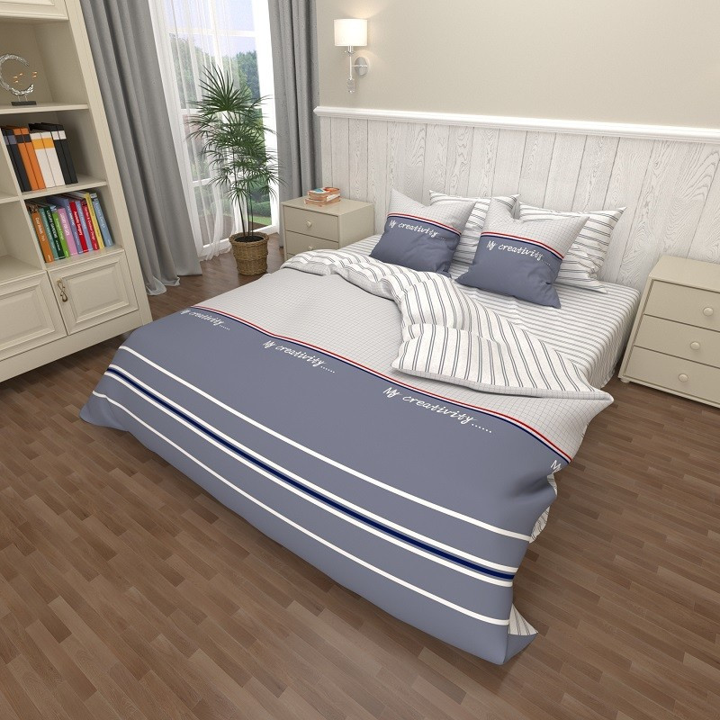 Ткань для постельного белья Бязь "Gold" Lux GL7627 (A+B) - (50м+50м)