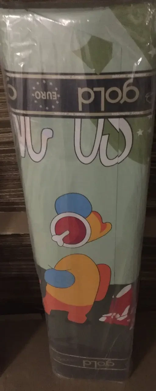 Ткань для постельного белья Бязь "Gold" Lux детская GLB7873green