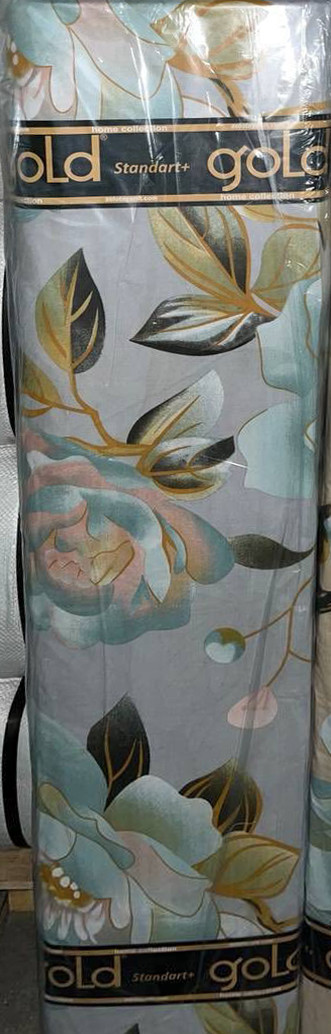 Ткань для постельного белья Бязь "Gold" Lux GL17800grey