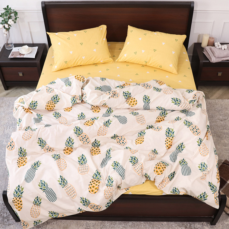 Двоспальний набір постільної білизни 180*220 із Бязі "Gold" №151472AB Черешенка™