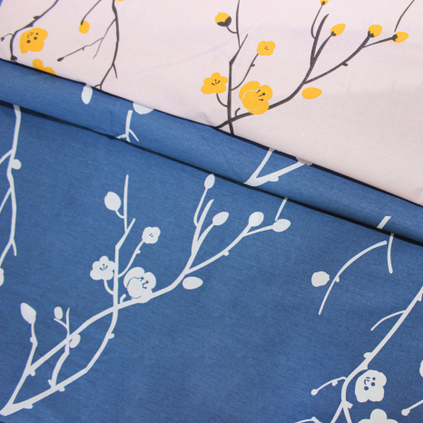 Тканина для постільної білизни Бязь "Gold" Lux GL1257 (A+B) - (50м+50м)