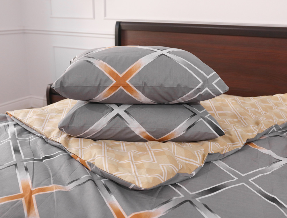 Семейный набор хлопкового постельного белья из Бязи "Gold" №159115AB Черешенка™