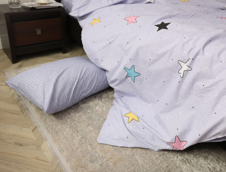 Полуторный набор постельного белья 150*220 из Бязи "Gold" №15282AB Черешенка™