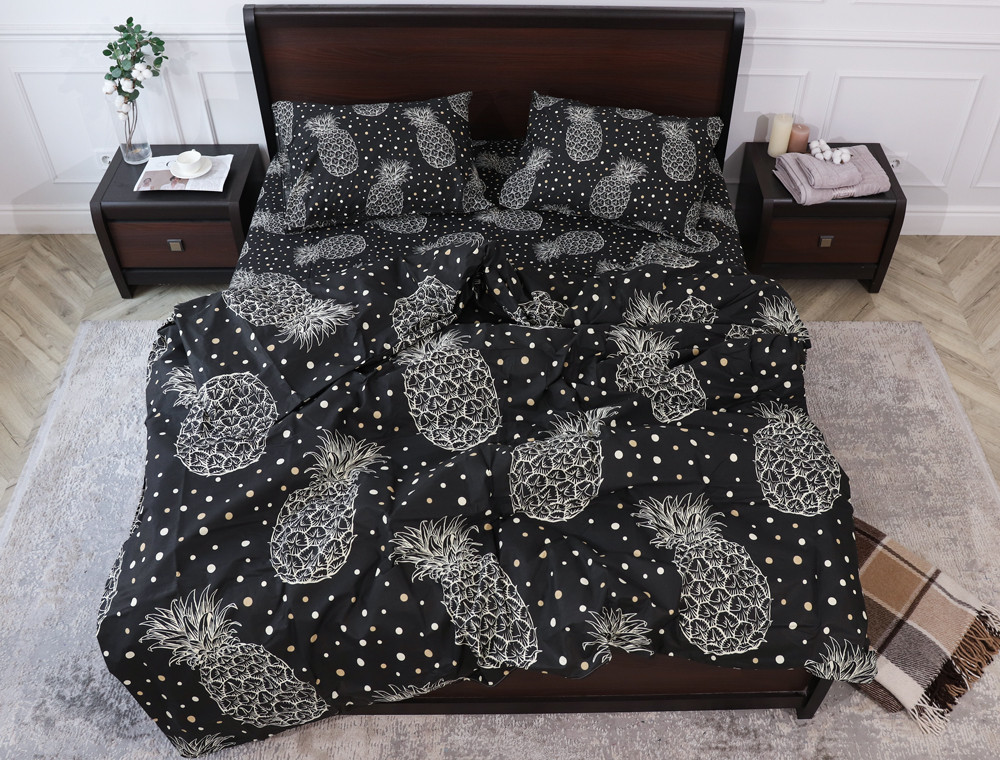 Евро макси набор постельного белья 200*220 из Бязи "Gold" №151535AB Черешенка™