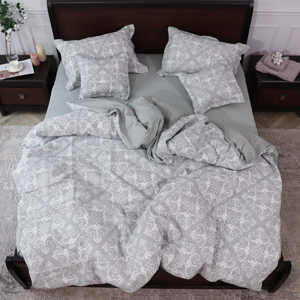 Евро макси набор постельного белья 200*230 из Муслина №600-28 Черешенка™