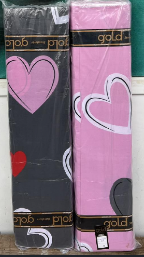 Ткань для постельного белья Бязь "Gold" Lux GL17040pink