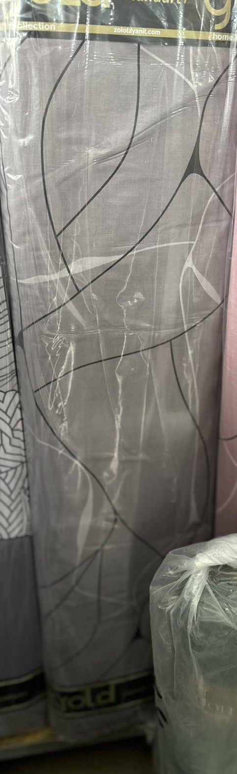 Тканина для постільної білизни Бязь "Gold" Lux GL3432grey