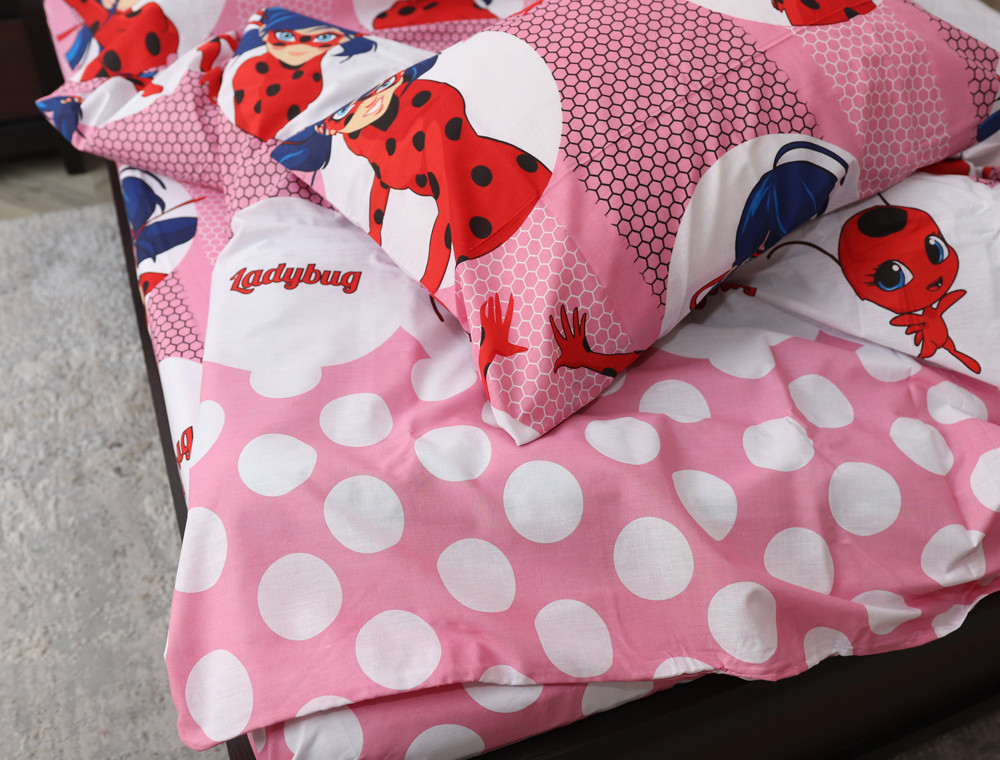 Полуторный набор постельного белья 150*220 из Бязи "Gold" №16174 Черешенка™