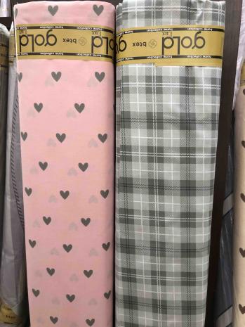 Тканина для постільної білизни Бязь "Gold" Lux GL5500 (A+B) - (50м+50м)