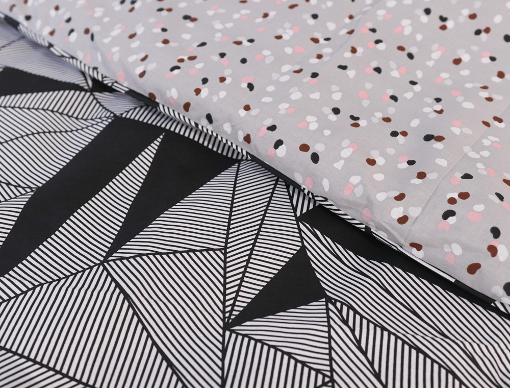 Полуторний набір постільної білизни 150*220 із Бязі "Gold" №155091AB Черешенька™