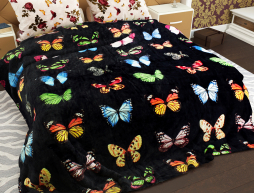 Двоспальний флісовий плед №33442