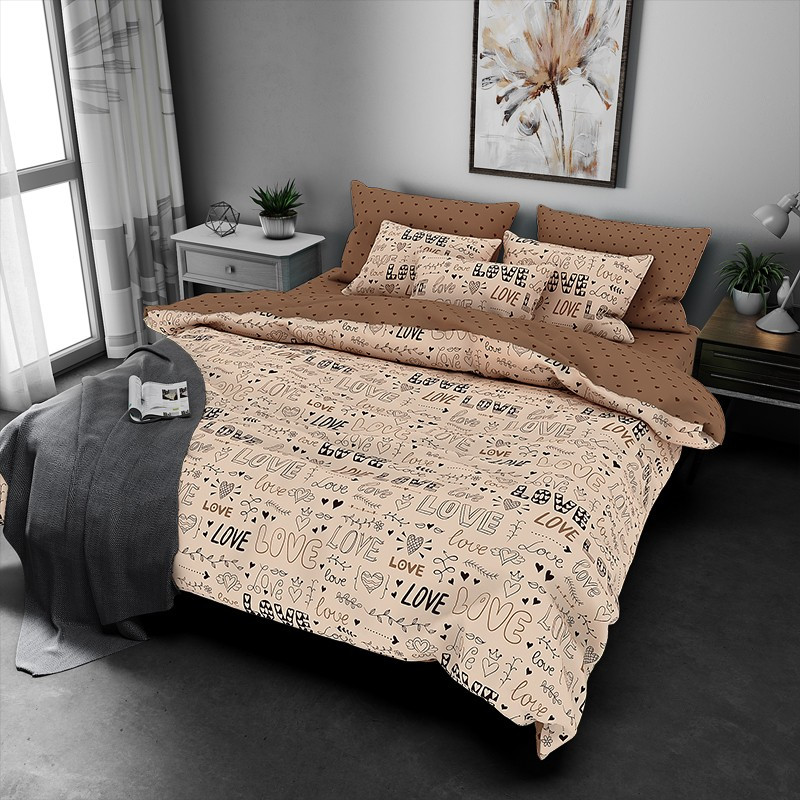 Ткань для постельного белья Бязь "Gold" Lux GL7822A