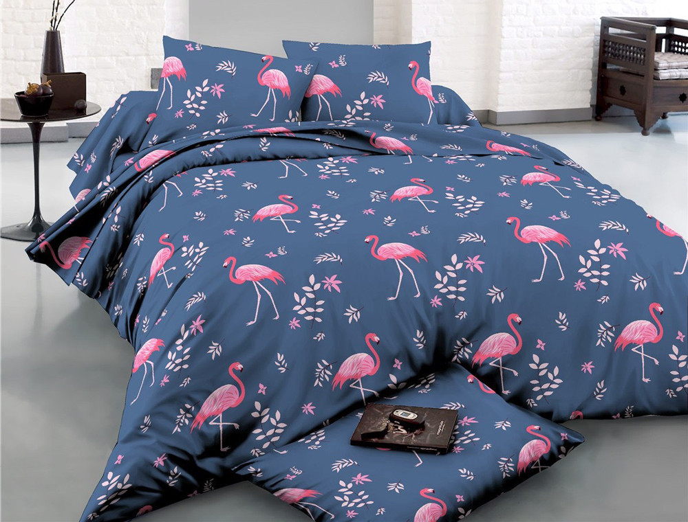 Двоспальний набір постільної білизни 180*220 із полікотону №201017 Черешенька™