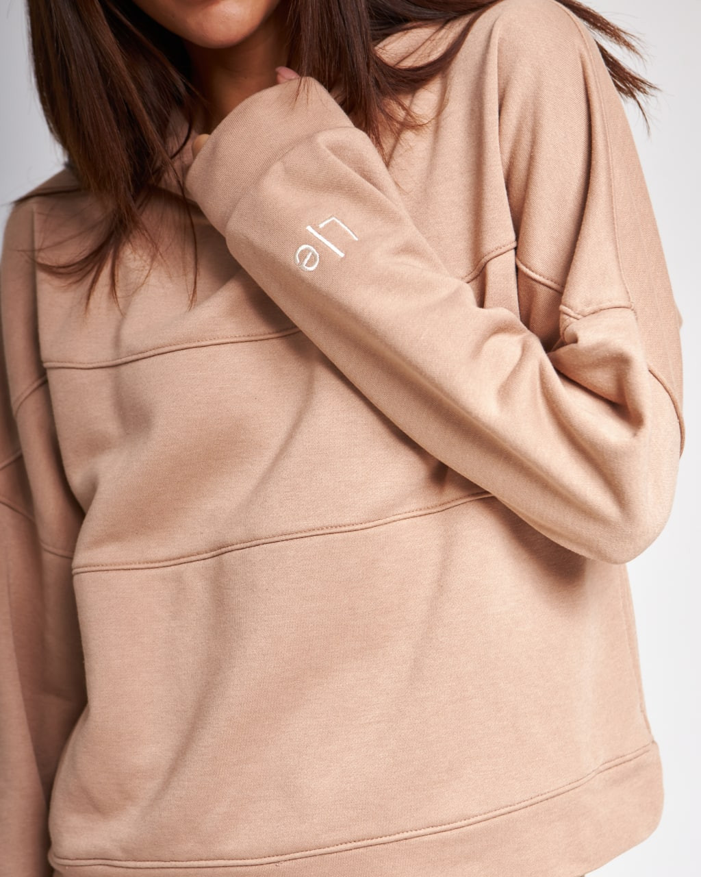 Жіночий спортивний костюм з капюшоном (Розмір S) кемел №20222162