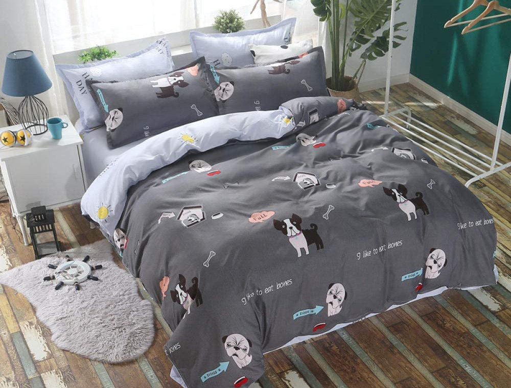 Євро-максі набір постільної білизни 200*220 із Бязі "Gold" №153925AB Черешенка™